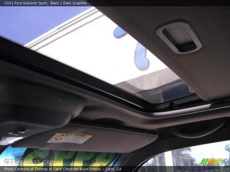 Black / Dark Graphite 2001 Ford Explorer Sport