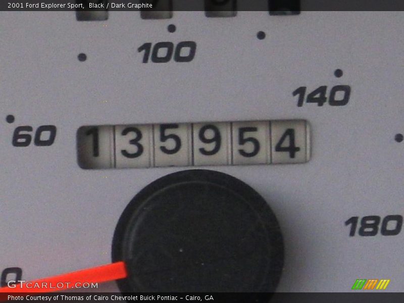 Black / Dark Graphite 2001 Ford Explorer Sport