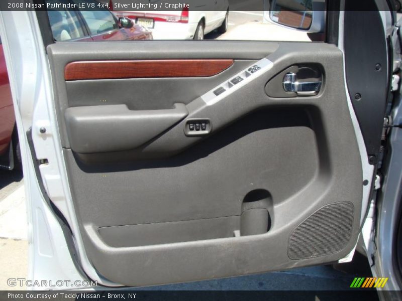 Silver Lightning / Graphite 2008 Nissan Pathfinder LE V8 4x4