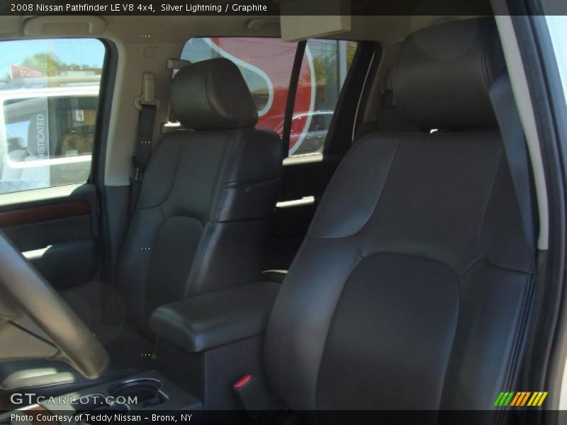 Silver Lightning / Graphite 2008 Nissan Pathfinder LE V8 4x4