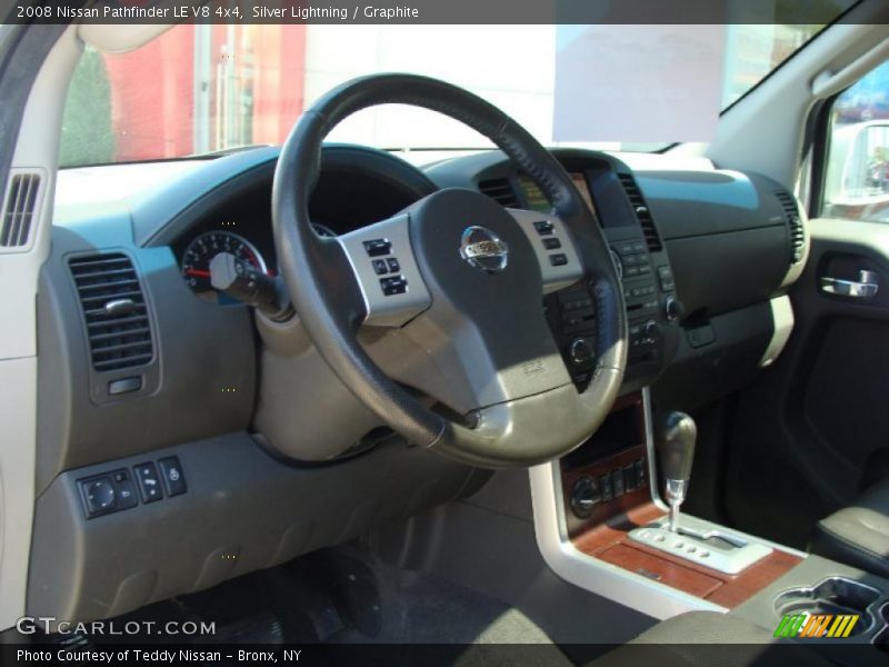 Silver Lightning / Graphite 2008 Nissan Pathfinder LE V8 4x4