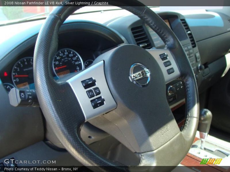 Silver Lightning / Graphite 2008 Nissan Pathfinder LE V8 4x4