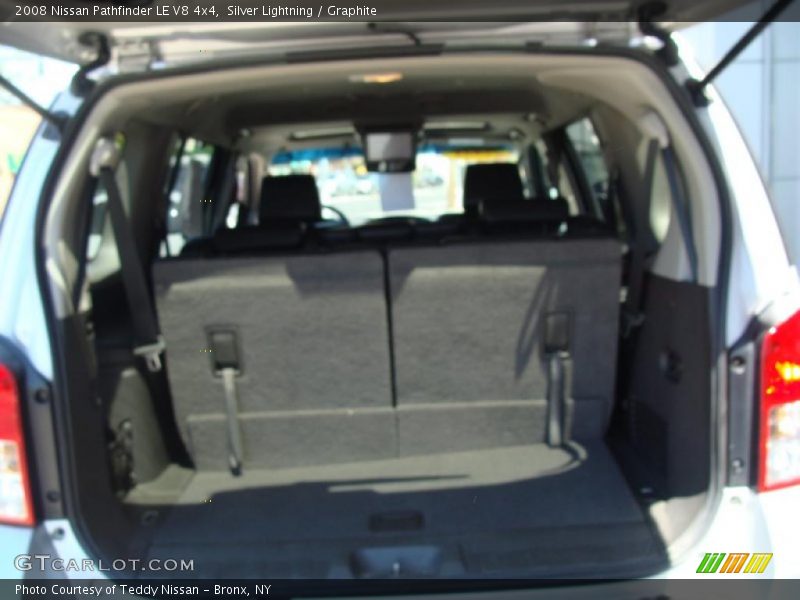 Silver Lightning / Graphite 2008 Nissan Pathfinder LE V8 4x4