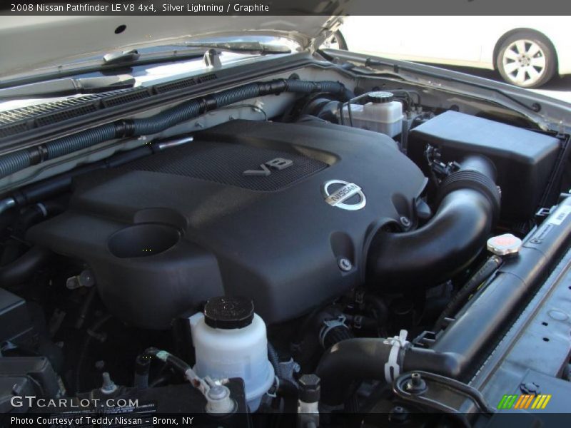 Silver Lightning / Graphite 2008 Nissan Pathfinder LE V8 4x4