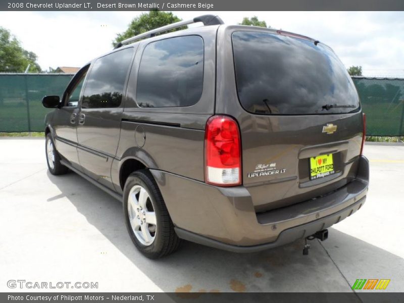 Desert Brown Metallic / Cashmere Beige 2008 Chevrolet Uplander LT