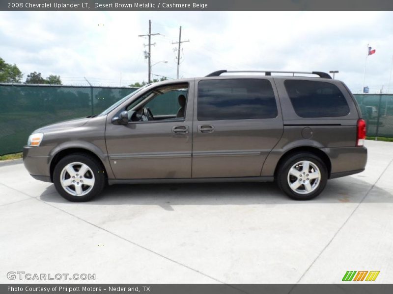 Desert Brown Metallic / Cashmere Beige 2008 Chevrolet Uplander LT