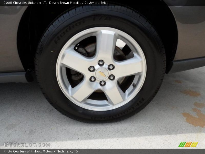 Desert Brown Metallic / Cashmere Beige 2008 Chevrolet Uplander LT