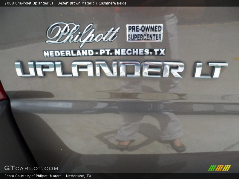 Desert Brown Metallic / Cashmere Beige 2008 Chevrolet Uplander LT