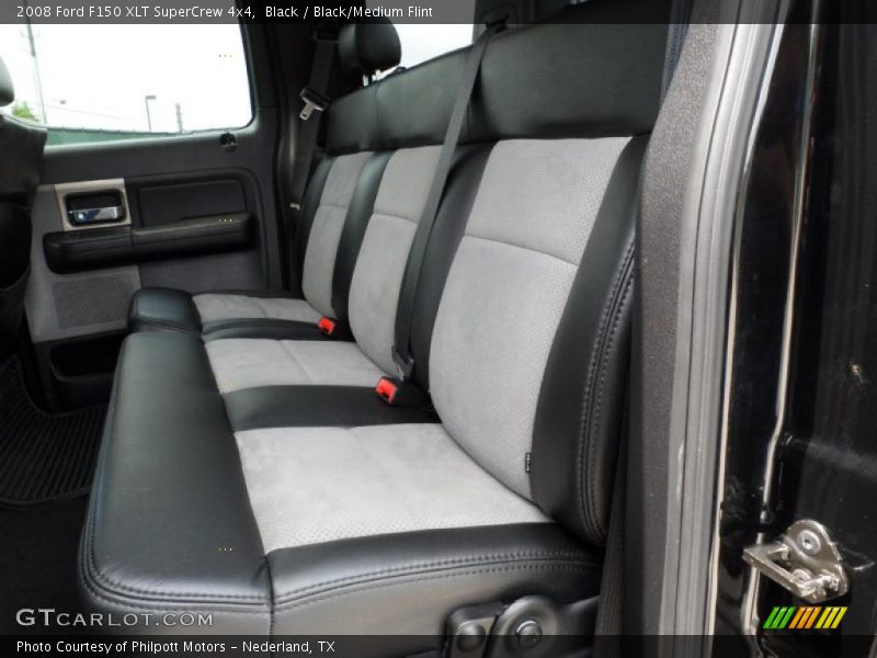 Black / Black/Medium Flint 2008 Ford F150 XLT SuperCrew 4x4