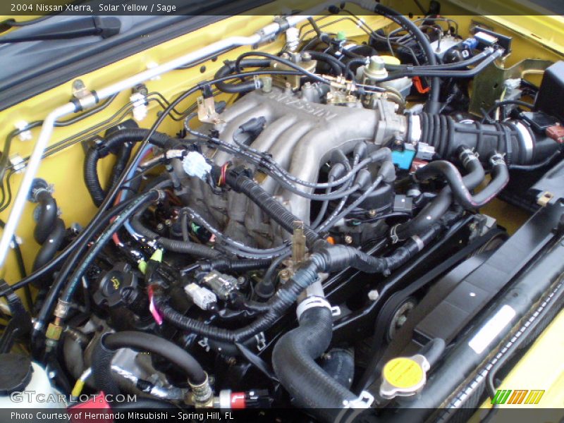 Solar Yellow / Sage 2004 Nissan Xterra