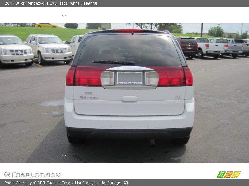 Frost White / Neutral 2007 Buick Rendezvous CXL