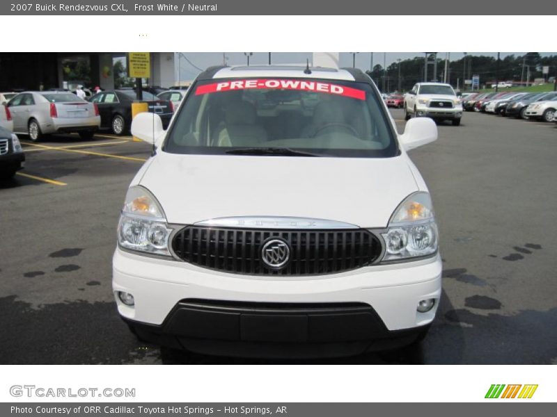 Frost White / Neutral 2007 Buick Rendezvous CXL
