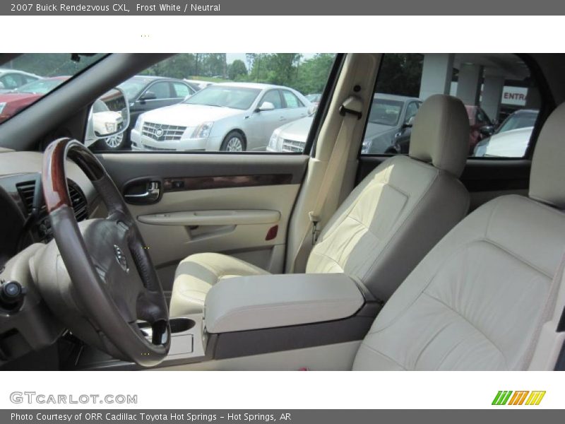 Frost White / Neutral 2007 Buick Rendezvous CXL