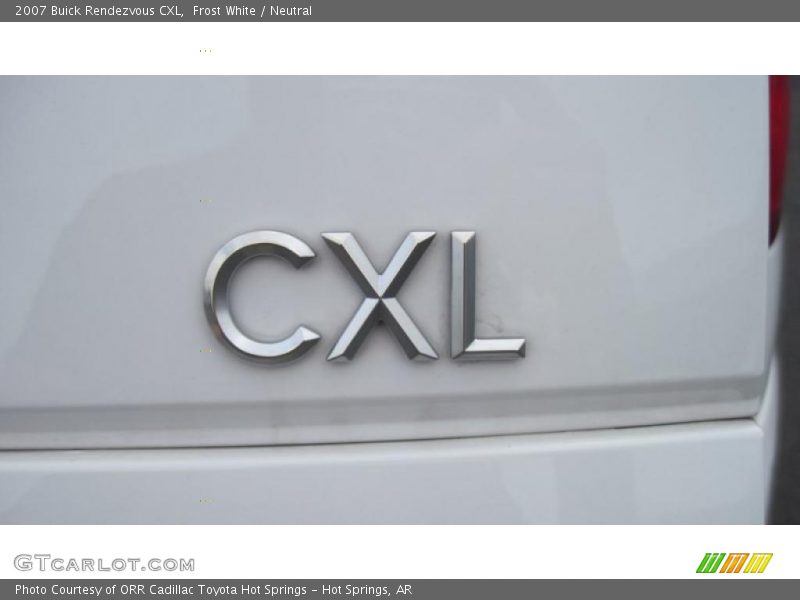 Frost White / Neutral 2007 Buick Rendezvous CXL