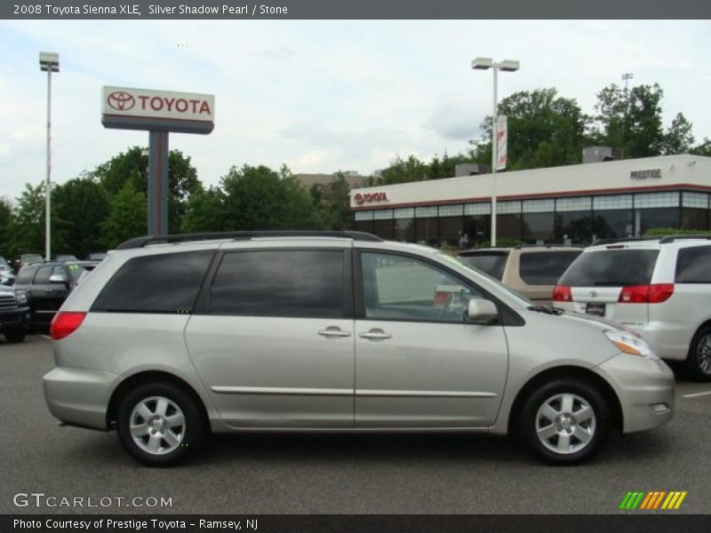 Silver Shadow Pearl / Stone 2008 Toyota Sienna XLE
