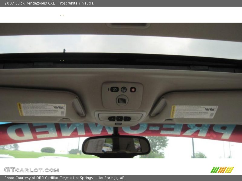 Frost White / Neutral 2007 Buick Rendezvous CXL