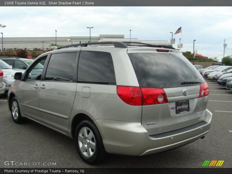 Silver Shadow Pearl / Stone 2008 Toyota Sienna XLE