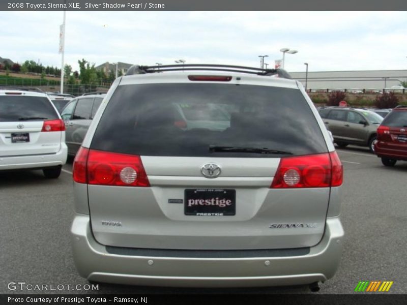 Silver Shadow Pearl / Stone 2008 Toyota Sienna XLE