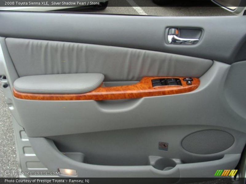 Silver Shadow Pearl / Stone 2008 Toyota Sienna XLE