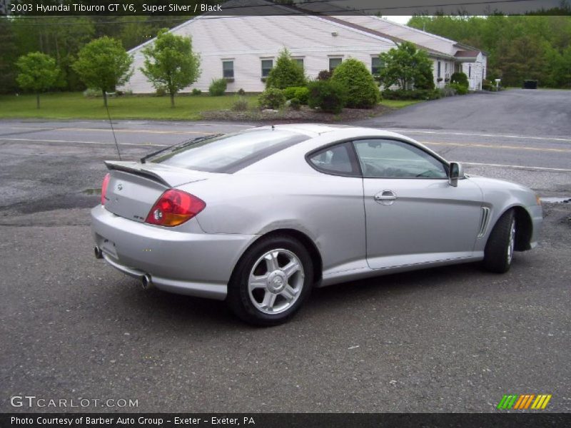 Super Silver / Black 2003 Hyundai Tiburon GT V6
