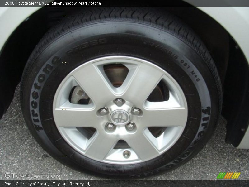 Silver Shadow Pearl / Stone 2008 Toyota Sienna XLE