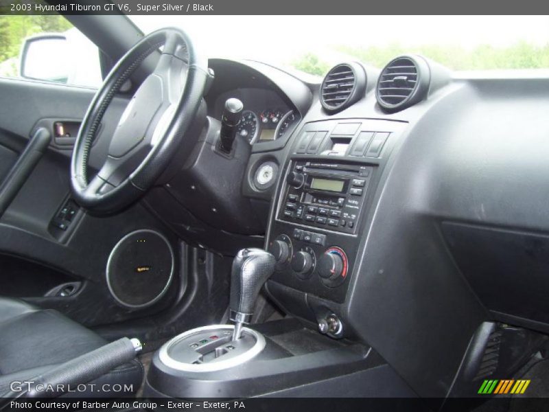 Super Silver / Black 2003 Hyundai Tiburon GT V6