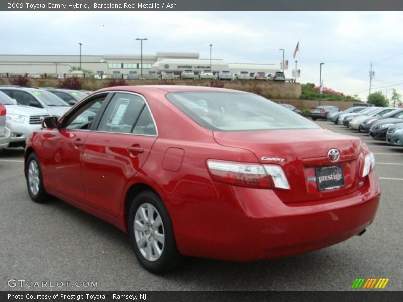 Barcelona Red Metallic / Ash 2009 Toyota Camry Hybrid