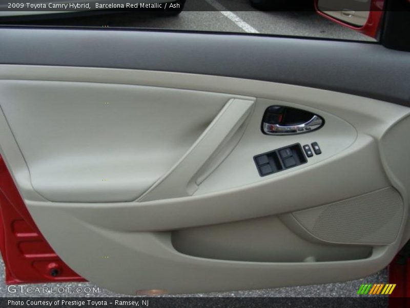 Barcelona Red Metallic / Ash 2009 Toyota Camry Hybrid