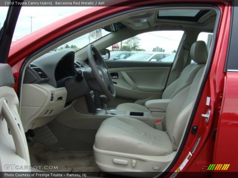 Barcelona Red Metallic / Ash 2009 Toyota Camry Hybrid