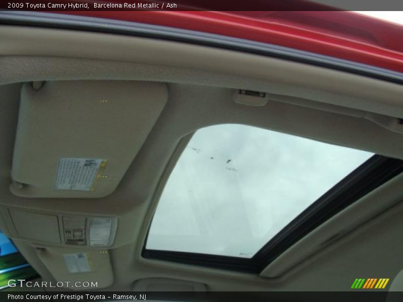 Barcelona Red Metallic / Ash 2009 Toyota Camry Hybrid