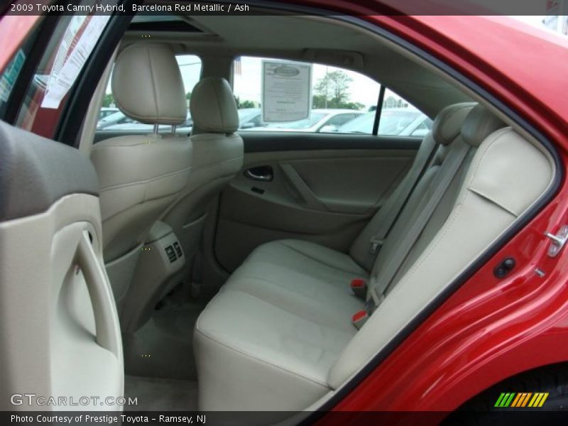 Barcelona Red Metallic / Ash 2009 Toyota Camry Hybrid