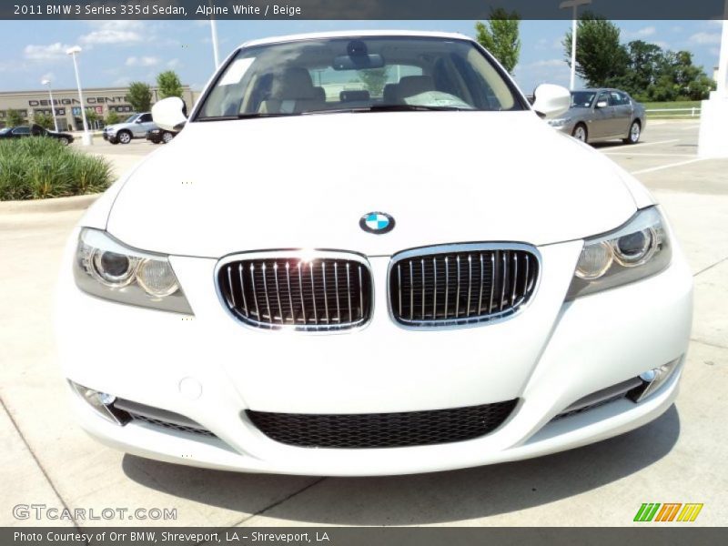 Alpine White / Beige 2011 BMW 3 Series 335d Sedan