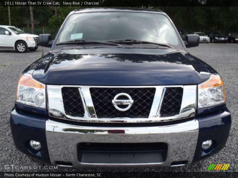 Navy Blue / Charcoal 2011 Nissan Titan SV Crew Cab