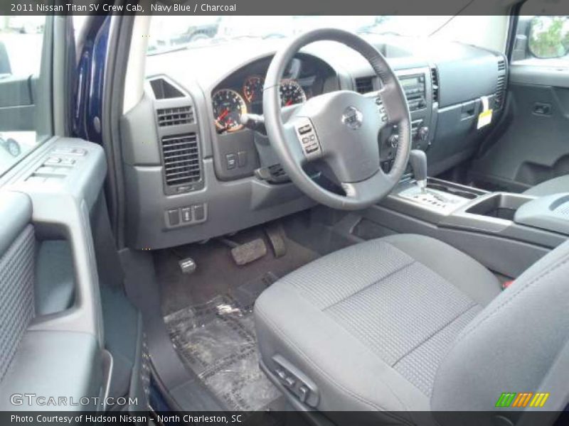 Navy Blue / Charcoal 2011 Nissan Titan SV Crew Cab