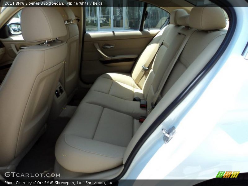 Alpine White / Beige 2011 BMW 3 Series 335d Sedan