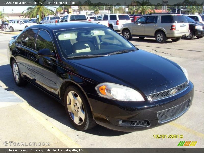 Black / Neutral Beige 2006 Chevrolet Impala SS