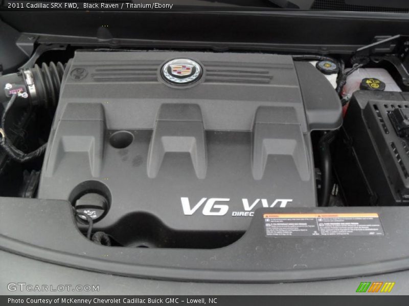 Black Raven / Titanium/Ebony 2011 Cadillac SRX FWD