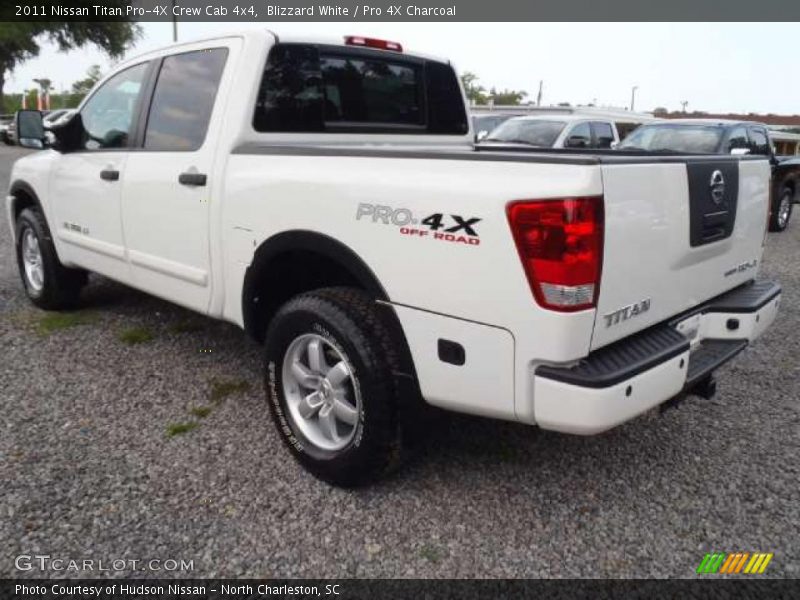 Blizzard White / Pro 4X Charcoal 2011 Nissan Titan Pro-4X Crew Cab 4x4