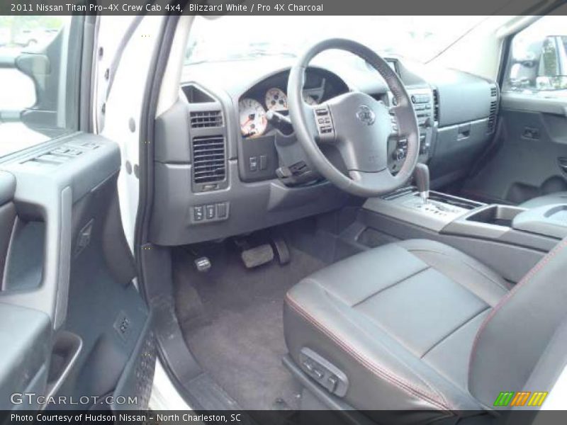  2011 Titan Pro-4X Crew Cab 4x4 Pro 4X Charcoal Interior