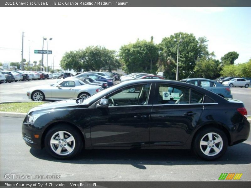 Black Granite Metallic / Medium Titanium 2011 Chevrolet Cruze LT
