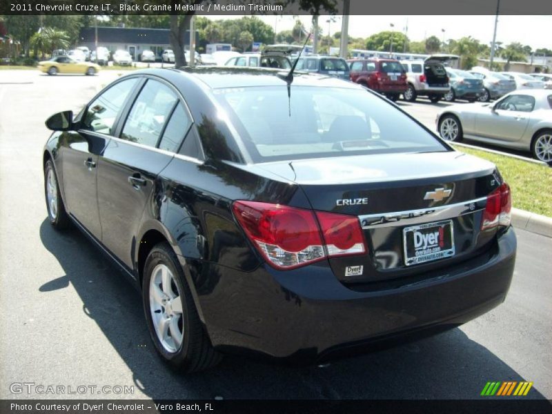 Black Granite Metallic / Medium Titanium 2011 Chevrolet Cruze LT