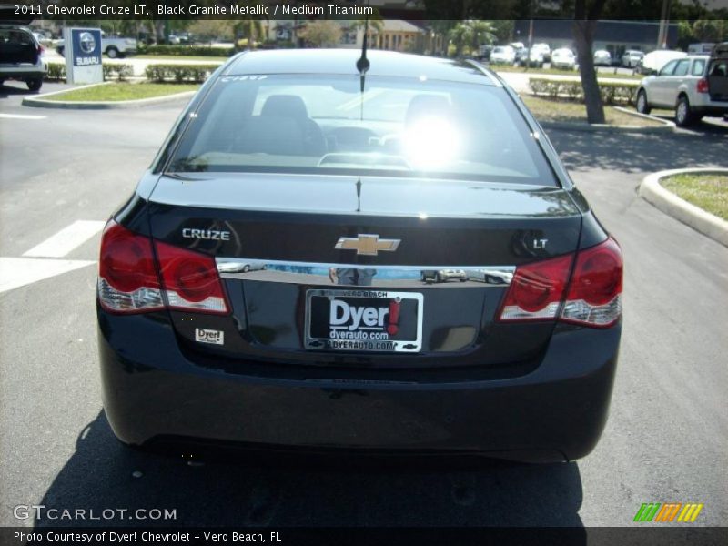 Black Granite Metallic / Medium Titanium 2011 Chevrolet Cruze LT