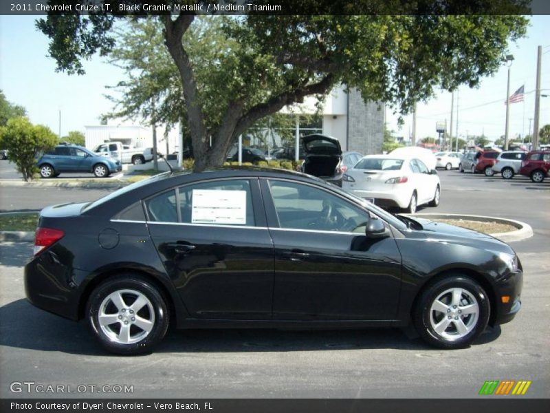 Black Granite Metallic / Medium Titanium 2011 Chevrolet Cruze LT