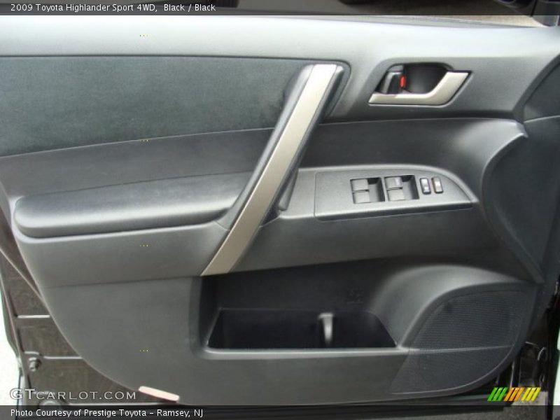 Black / Black 2009 Toyota Highlander Sport 4WD