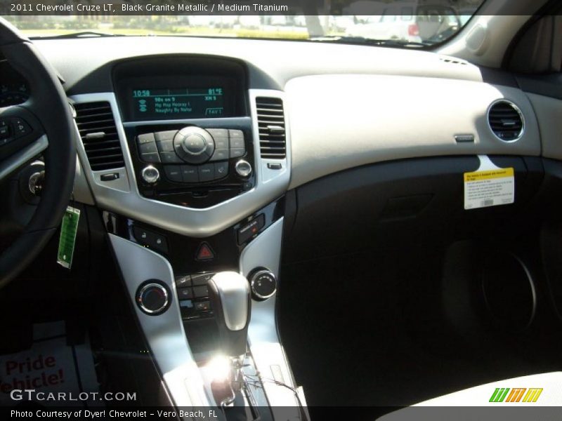 Black Granite Metallic / Medium Titanium 2011 Chevrolet Cruze LT