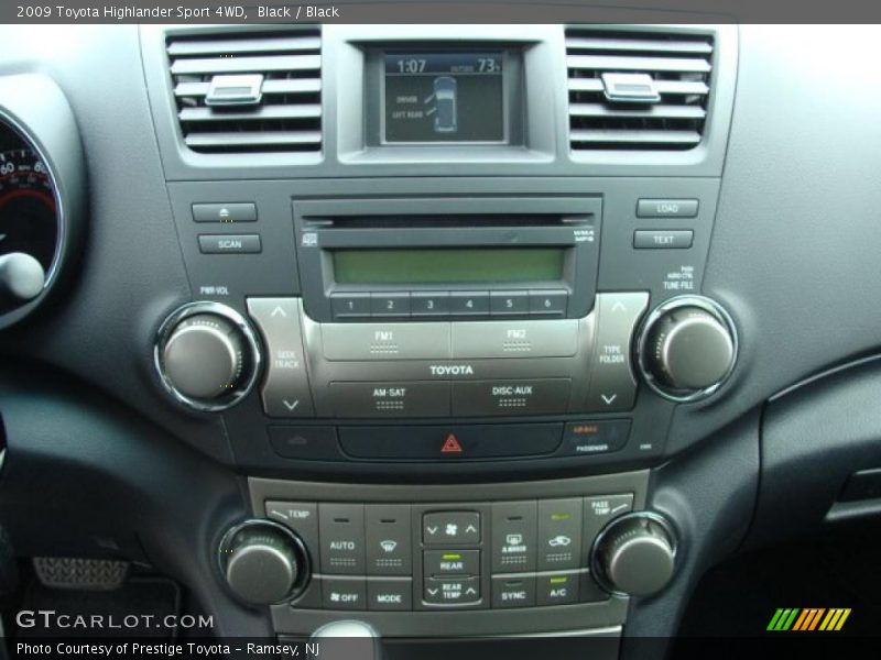 Black / Black 2009 Toyota Highlander Sport 4WD