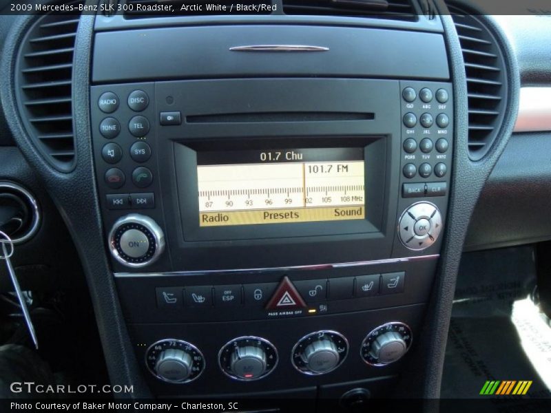 Controls of 2009 SLK 300 Roadster