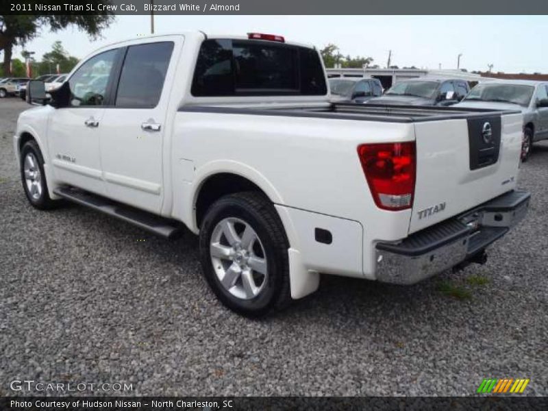 Blizzard White / Almond 2011 Nissan Titan SL Crew Cab