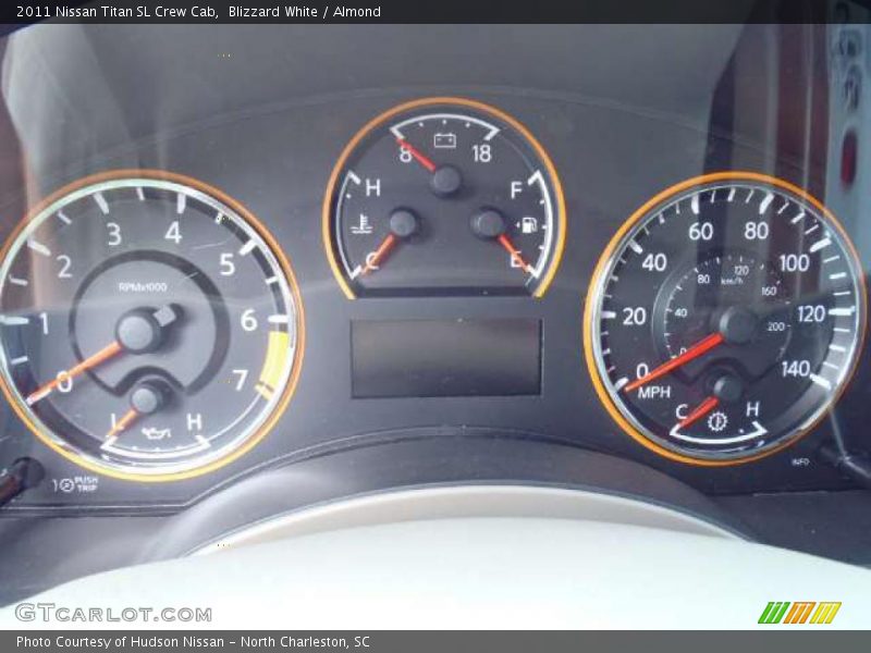 Blizzard White / Almond 2011 Nissan Titan SL Crew Cab