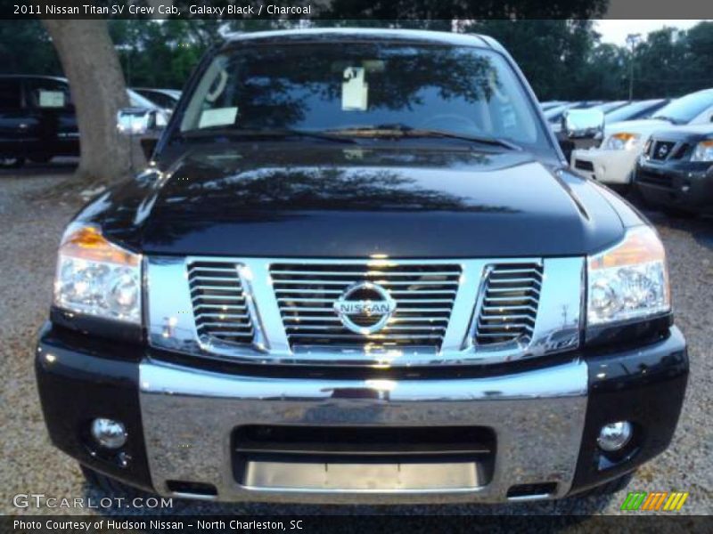 Galaxy Black / Charcoal 2011 Nissan Titan SV Crew Cab